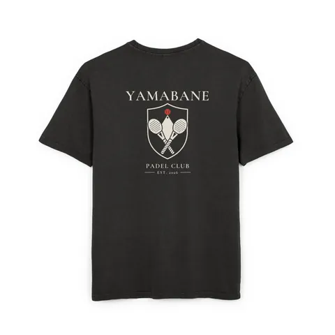 Acid Washed Oversize Tee in Black, Rückseite
