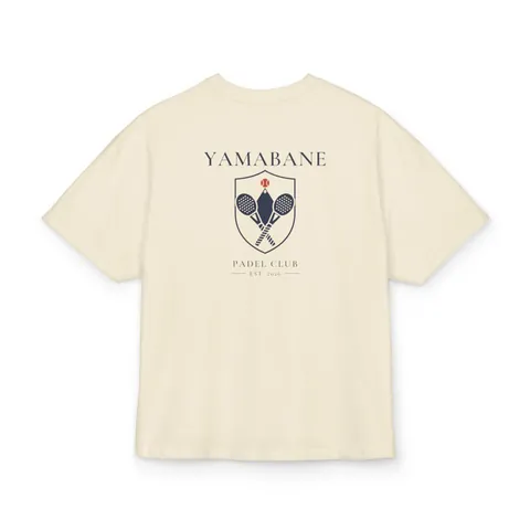Ultra Heavy Box Tee in Sand, Rückseite