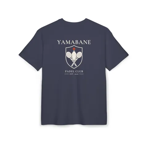 Heavy Oversize Tee in Navy, Rückseite